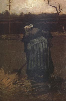 Vincent Van Gogh Peasant Woman Digging (nn04) Sweden oil painting art